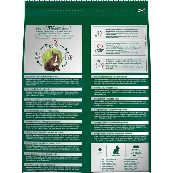 Корм для кролів Vitakraft Emotion Beauty Selection, 1.5 кг | Зображення 2