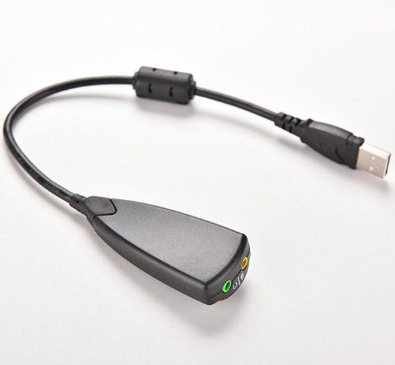 Універсальна USB звукова карта з проводом (Sound Card Adapter) | Зображення 1