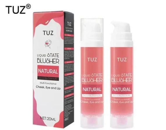 Кремовый мультитаскер TUZ 3 в 1, мультифункциональный блашер-крем: румяна, помада, тени | Зображення 1