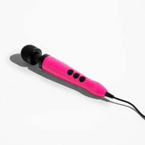 Вібромасажер DOXY Die Cast 3 Hot Pink, дуже потужний, живлення 220В, металевий корпус Sex Aura