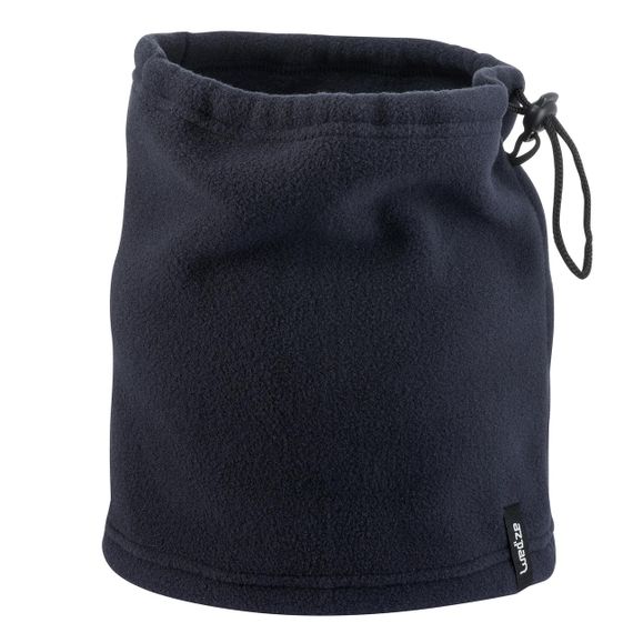 ШАРФ-ТРУБА ЛИЖНИЙ НА ЗАВ'ЯЗЦІ, ФЛІСОВИЙ - ТЕМНО-СИНІЙ - One Size