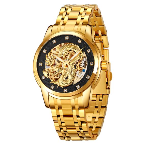 Чоловічий годинник Skmei 9310GDBK Gold-Black