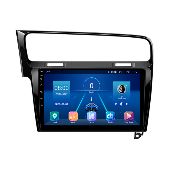 Штатна магнітола 10" Lesko для Volkswagen Golf VII 2012-2017 Top 4/64 4G WiFI GPS Вольксваген