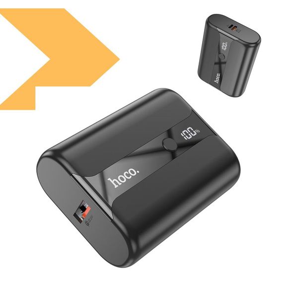 Power Bank Hoco Q3 Pro 10000 mAh, швидка зарядка 22.5W+PD20W, LED-дисплей (47005-Q3 Pro_471) | Зображення 1