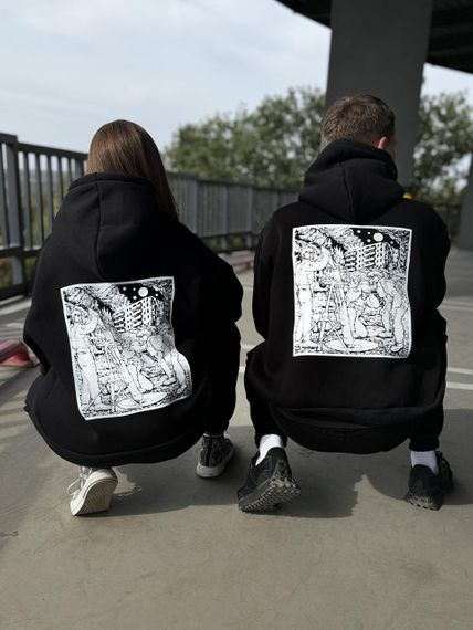 Худі мілітарі міномет чорн