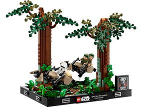 Конструктор LEGO Star Wars Діорама «Погоня на спідері на Ендорі» (75353)