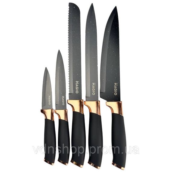 Набор ножей кухонные ножи поварские набор, Набор ножей для новой кухни Универсальный YM-48 | Зображення 8