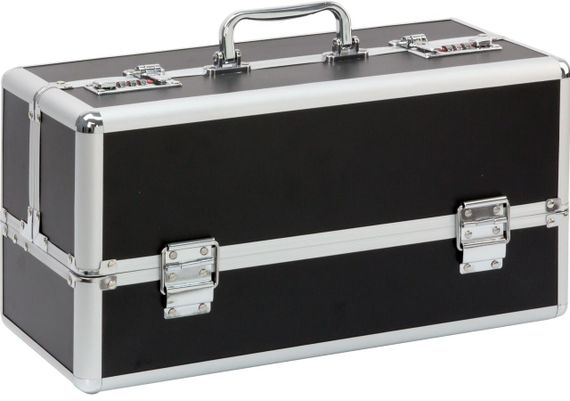 Большой кейс для хранения секс-игрушек BMS Factory Large Lokable Vibrator Case Black, кодовый замок Sex Aura