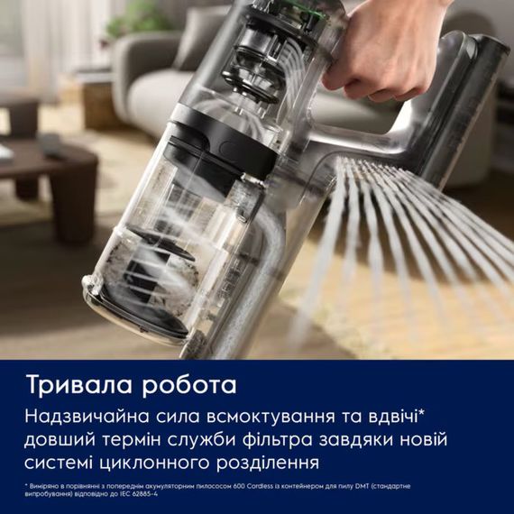 Пылесос Electrolux беспроводный EP61CB21OG | Зображення 9