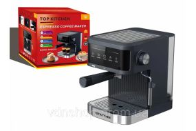 Кофеварка Еспресо зі стимером 1500Вт 15 бар Top Kitchen Tk00216