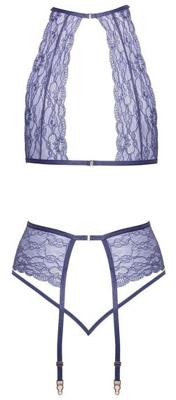 Комплект сексуальний Kissable Suspender Set S/M Sex Aura | Зображення 4