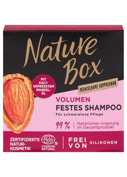 Твердый шампунь для объема Nature Box Volumen 85г