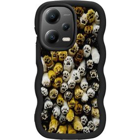 Чехол TPU Cloudy Pictures для Xiaomi Poco X5 5G / Redmi Note 12 5G Paws
