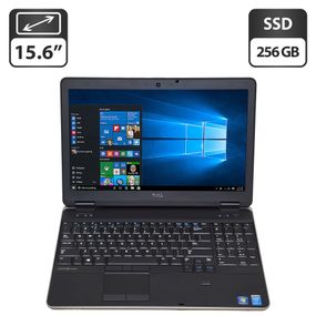 Ноутбук Dell Latitude E6540 / 15.6" (1366x768) TN / Intel Core i7-4610M (2 (4) ядра по 3.0 - 3.7 GHz) / 8 GB DDR3 / 256 GB SSD / Intel HD Graphics 4600 / WebCam / DVD-ROM б/в
