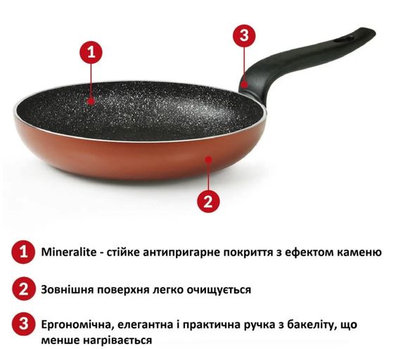 Сковорода Flonal Pepita Granit 24 см (PGFPB2450) | Зображення 5