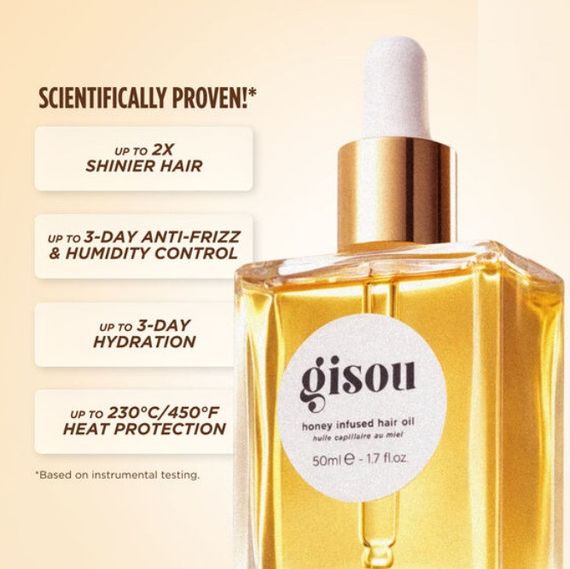Олія для глибокого зволоження волосся Gisou Honey Infused Hair Oil 3 мл | Зображення 3