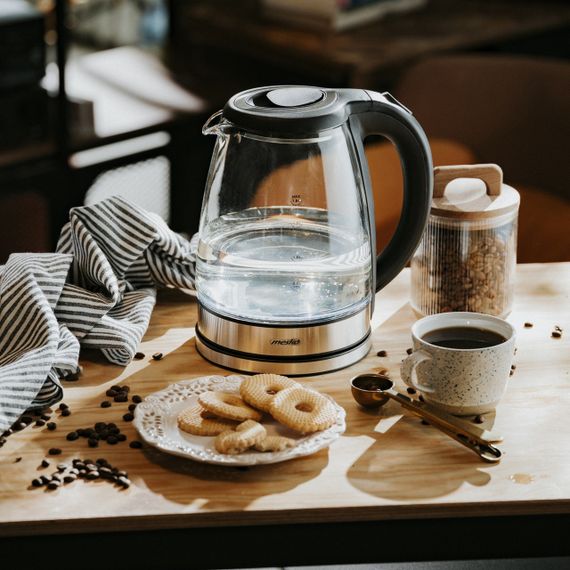 Електрочайник скляний Mesko MS 1307, 1,8 л, 1500 Вт, з підсвіткою | Зображення 9
