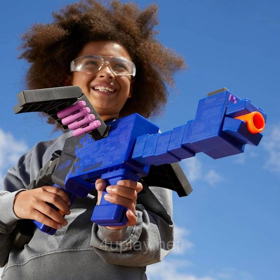 Бластер Nerf Minecraft Ender Dragon Нерф Майнкрафт Дракон енду (Ендер-дракон) Оригінал | Зображення 7