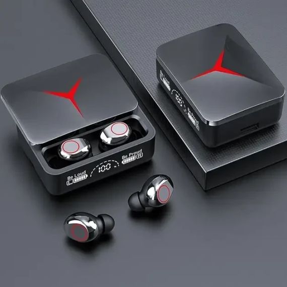 Наушники беспроводные Bluetooth M90 PRO Wireless Earbuds 5.3 , черные | Зображення 1