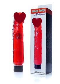 Вібратор Juicy Jelly Multispeed, ЧЕРВОНИЙ Sex Aura