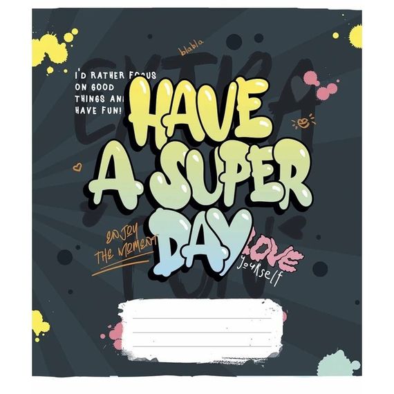 Зошит загальний "Graffiti style" 048-3327L-5 у лінію, 48 аркушів