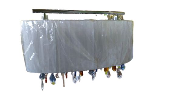 Люстра подвесная с абажуром E14 60W CH (BL-093S/5)