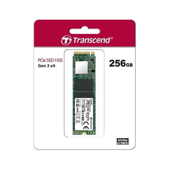 Накопичувач SSD M.2 2280 256GB Transcend (TS256GMTE110S) (TS256GMTE110S)