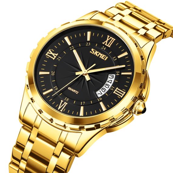Skmei 9069GDBK Gold-Black | Зображення 1