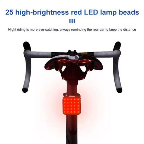 Фонарь для велосипеда с отражателем MY-2107, 25LED, Задний стоп велосипед, Маячок задний велосипедный RV-52
