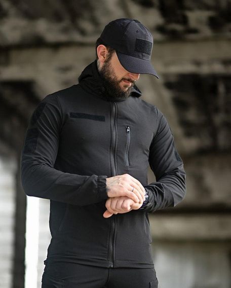 Еластичний тактичний костюм agony чорний НП4880 | Зображення 4