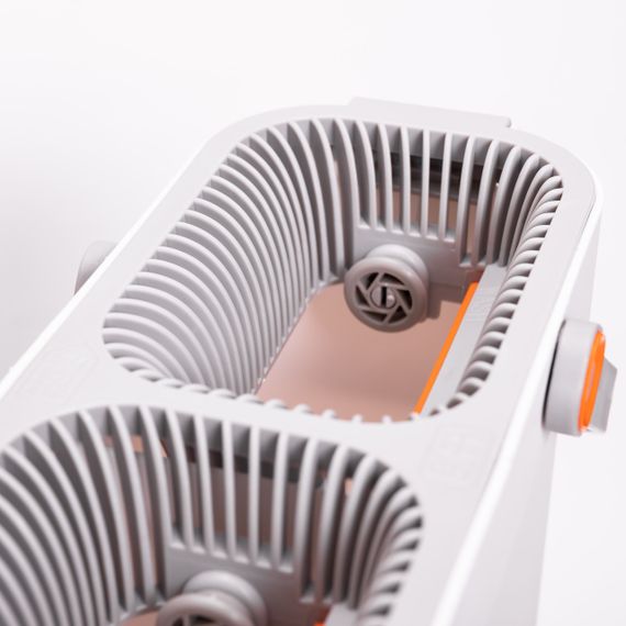 Швабра с ведром для мытья пола с отжимом, плоская насадка из микрофибры, набор для уборки дома HP-35015-18 | Зображення 3