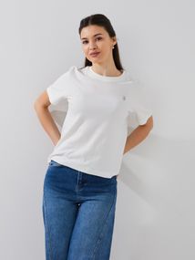 Футболка з принтом жіноча GENUA G01137-0048 XL Білий shop (2000999544781)