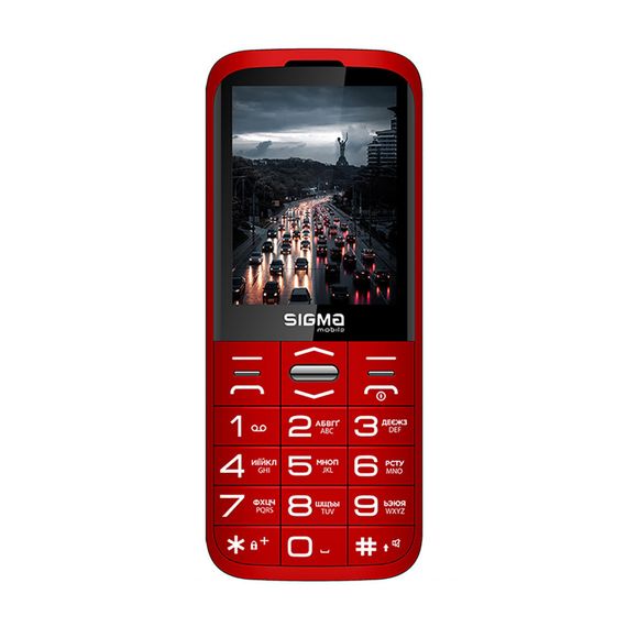Мобільний телефон Sigma Comfort 50 Grace Type-C Red (4827798121825) | Зображення 1