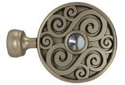 Наконечник до карнизів 19 мм EG215 кришталь