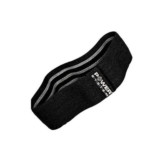 Тканева гумка для фітнесу та спорту Power System PS-4093 Booty Band LVL 3 Black/Grey (d_94 см. навантаження 6-12кг.) | Зображення 1