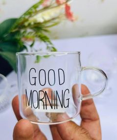 Чашка скляна Good morning 380 мл