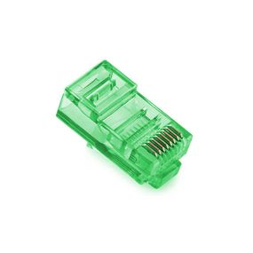Коннектор Merlion RJ-45 8P8C UTP Cat-5 (100 шт / уп.) Green
