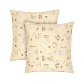 Набір наволочок Home Line 64716 Україна 70x70  Бавовна Рожевий, Помаранчевий