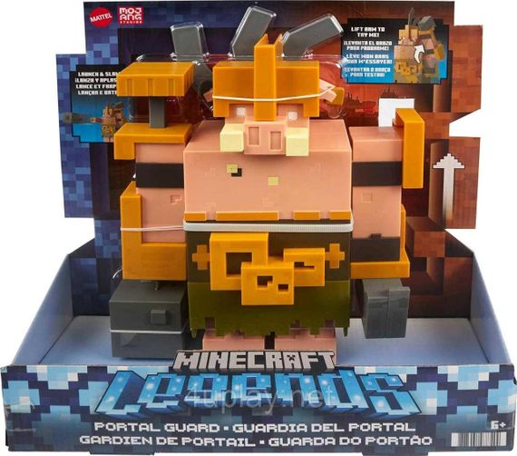 Ігрова фігурка Майнкрафт Охоронець Порталу 30 см Оригінал Mattel Minecraft Portal Guard