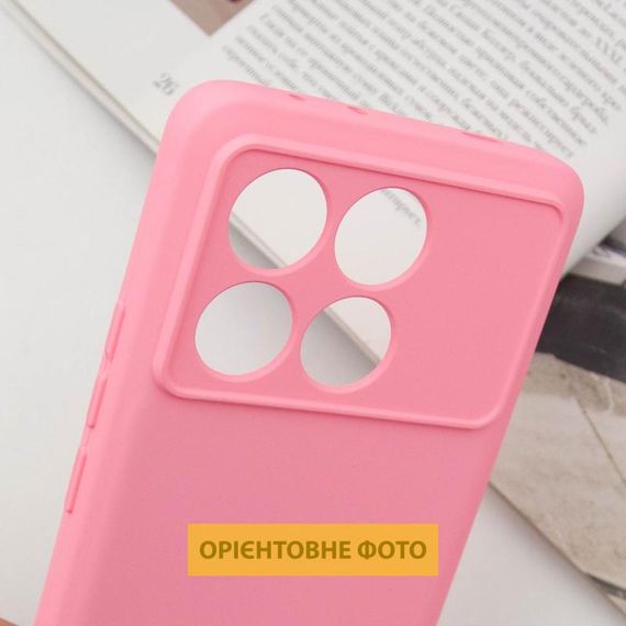 Чохол TPU GETMAN Liquid Silk Full Camera для Xiaomi Poco X6 / Note 13 Pro 5G Рожевий / Pink | Зображення 4