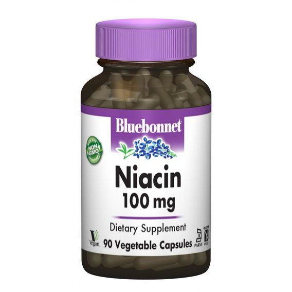Ниацин Bluebonnet Nutrition Niacin 100 mg 90 Caps