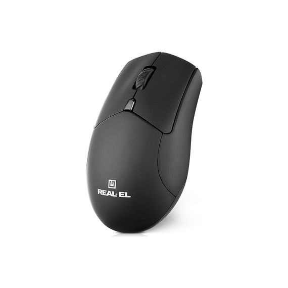 Мишка REAL-EL RM-460W Wireless/Bluetooth Black (EL123200048) | Зображення 3
