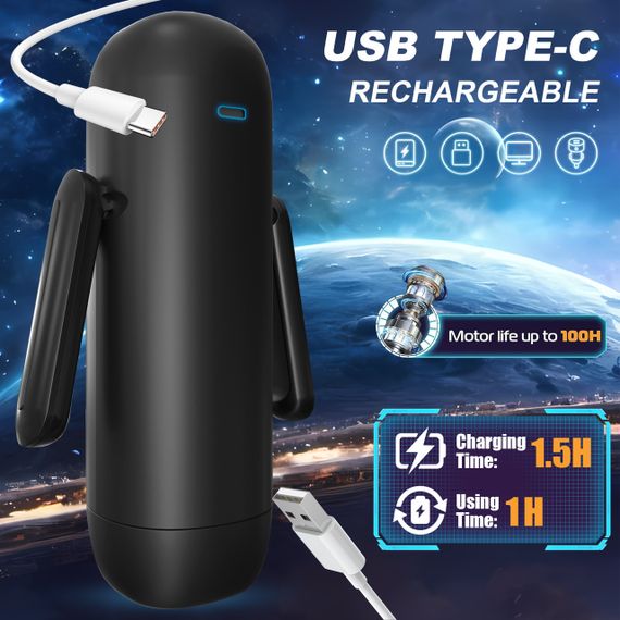 Мастурбатор керований смартфоном з вібрацією і функцією всмоктування Foxshow M510 APP, WYS-M510 APP Sex Aura | Зображення 9
