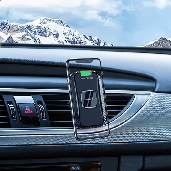 Автотримач з бездротовою зарядкою Borofone BH35 Magnetic Wireless Charging (37070-01_486) | Зображення 5