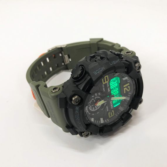Годинник наручний чоловічий SKMEI 1965AG ARMY GREEN, Годинник армійський оригінал, Годинник спортивний. Колір: зелений | Зображення 7