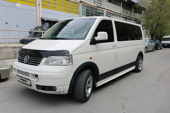 Дефлектор капоту (EuroCap) для Volkswagen T5 Multivan 2003-2010рр | Зображення 3