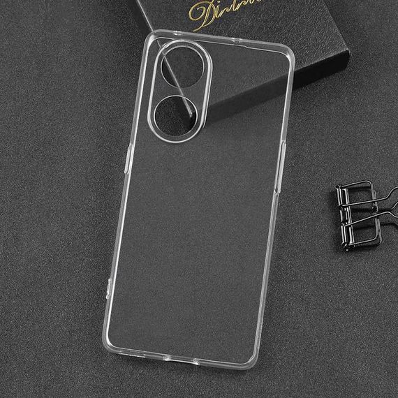 TPU чехол Epic Transparent 1,5mm Full Camera для Oppo Reno 8 T 4G Бесцветный (прозрачный) | Зображення 4