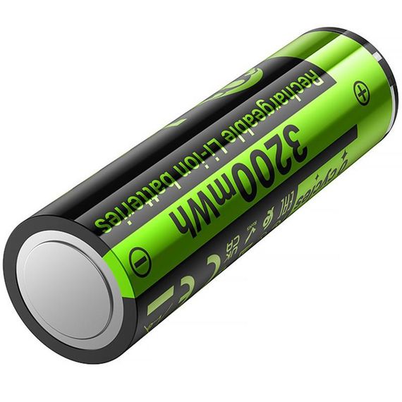 Акумуляторні батарейки Hoco JA3 (AA) Energy 2 pcs Black | Зображення 2