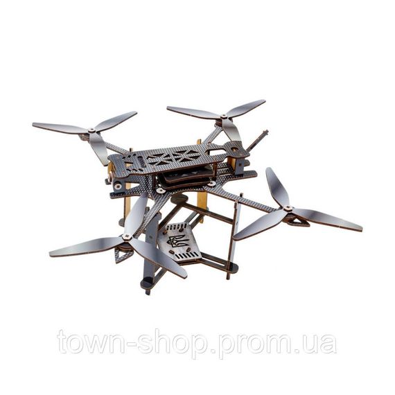 Деревянный 3D конструктор "FPV дрон" Puz-00923, 95 деталей | Зображення 3