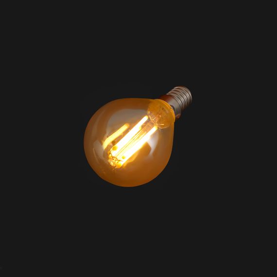 Лампа светодиодная LED 6W Е14 COG WW G45 Amber 220V | Зображення 3
